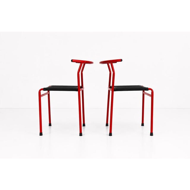 Vintage Cafe Chairs from Phillip Starck for Baleri Italia, 1980s, Set of 6 For Sale - Image 4 of 11