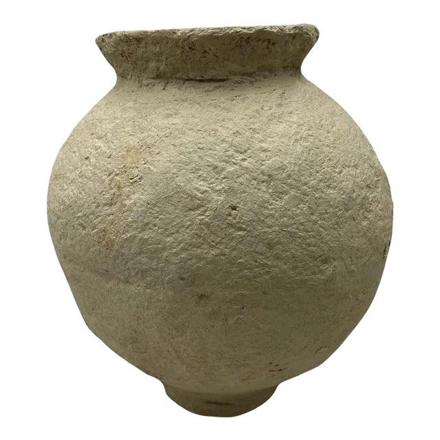 Late 20th Century Paper Mache Vessel For Sale