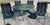 Vintage Wrought Iron Patio Dining Set For Sale In New York - Image 6 of 11