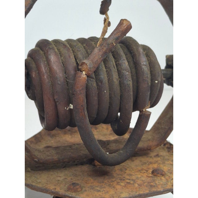 Rare 18th/19thC Hand-Forged Wrought Iron Wax Jack For Sale - Image 14 of 18
