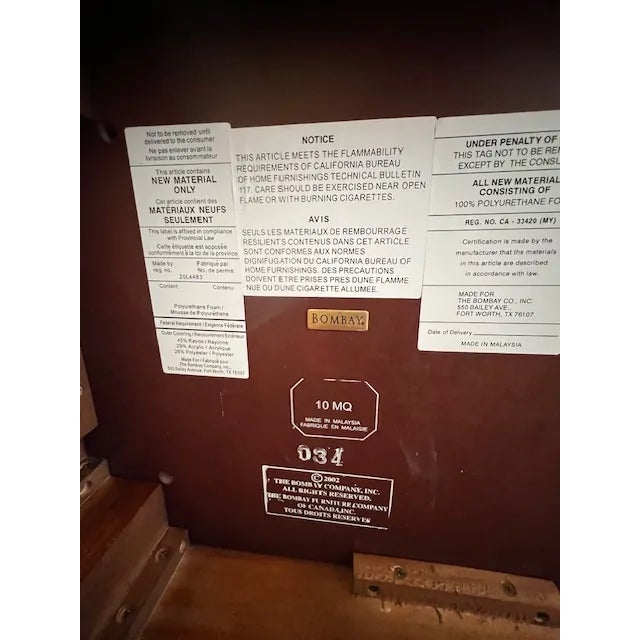 1970s Late 20th Century Bombay Bed Bench - Accent Furniture For Sale - Image 5 of 9