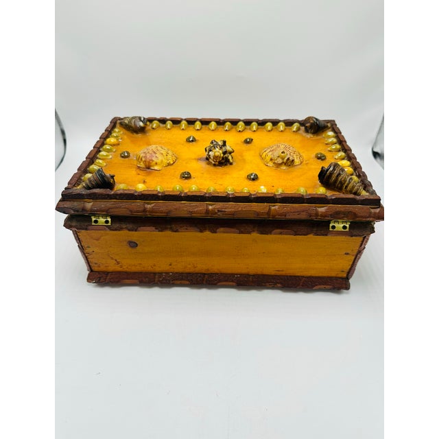 Vintage Shell Box For Sale In Charleston - Image 6 of 7