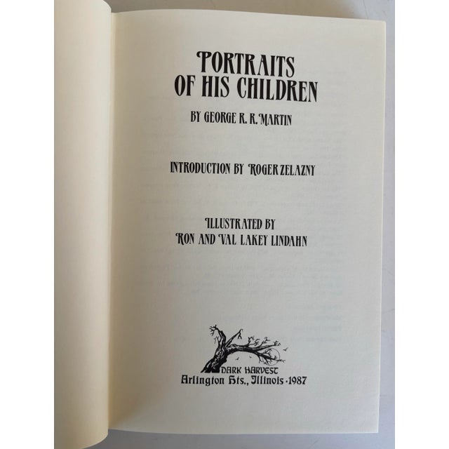 Portraits of His Children by George r.r. Martin 1987 First Edition + Printing Very Fine For Sale - Image 10 of 12