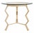 Memphis Group Memphis Group Style Iron & Glass Side Table From 80's For Sale - Image 4 of 9