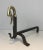Pair of Iron and Bronze Andirons with Duck Heads, French, circa 1940 For Sale - Image 10 of 13