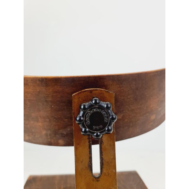 Bauhaus Swivel Office Chair in Wood from Puffdreh Kontorchair, 1930s For Sale - Image 9 of 16