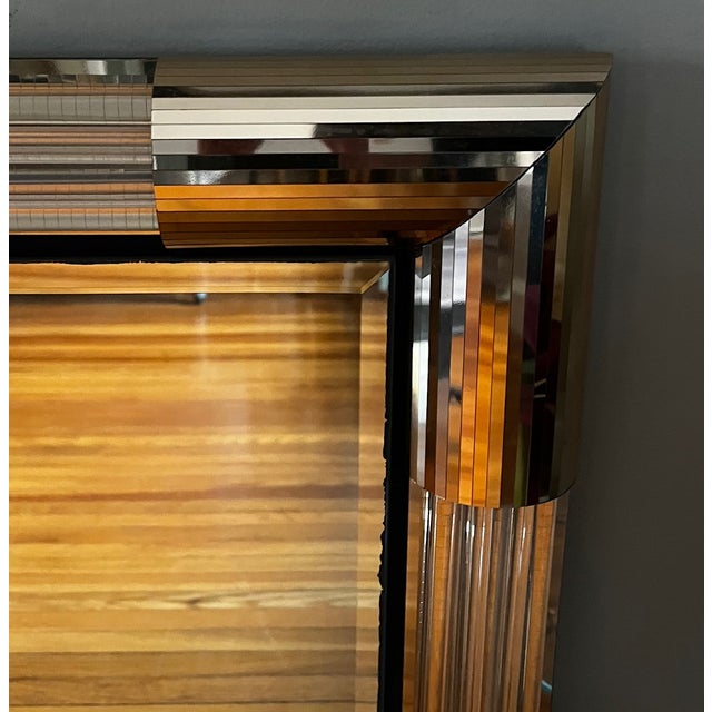 1970s 1970s Charles Hollis Jones Style Lucite Mirror For Sale - Image 5 of 9