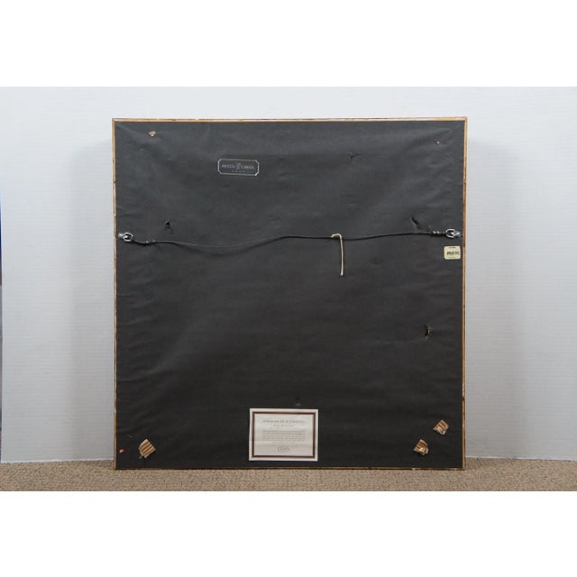 Czeslaw Galuzny Polish Town Market Ville De Costes Pastel Print on Board 28" For Sale - Image 11 of 11