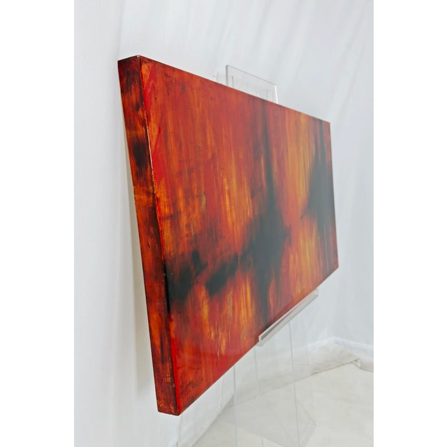 2008 Rick Hobbs “Rehearsal” Large Abstract Acrylic Painting on Board Signed For Sale - Image 4 of 18