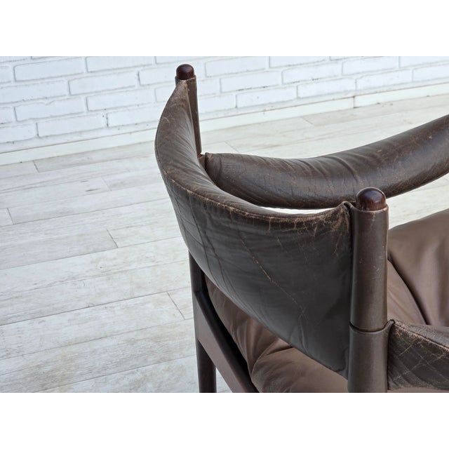 Danish Modus Lounge Chair by Kristian Vedel for Søren Willadsen Møbelfabrik, 1974 For Sale - Image 17 of 18