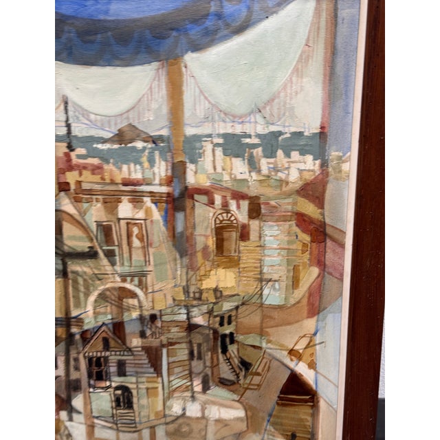 Cream Robert McClay “Bay View #1” Original Artwork, Framed For Sale - Image 8 of 12