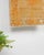 1970s 1970s Vintage Small Turkish Handmade Wool Cotton Orange 2x3 Rug For Sale - Image 5 of 8