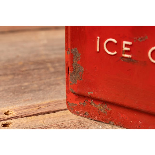 Vintage Coca Cola Salesman Sample Cooler For Sale - Image 13 of 16