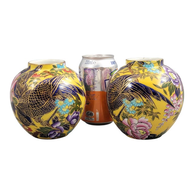 Patent Ironstone Posy Vases with Birds from Mason's, 1915, Set of 2 For Sale - Image 11 of 12