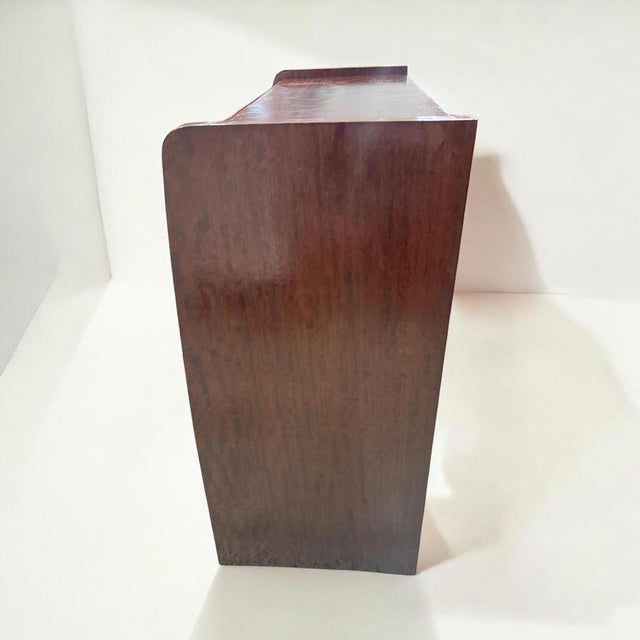 Mid-Century Modern Mid-Century Walnut Display Bar or Media Cabinet, Germany, 1950 For Sale - Image 3 of 11