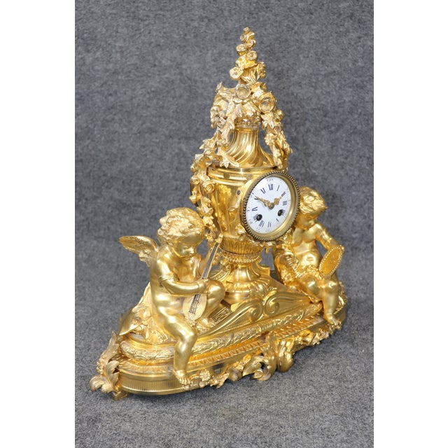 Superb Figural Bronze With Cherubs by Samuel Marti Sold by Barrd & Vignon For Sale - Image 11 of 18