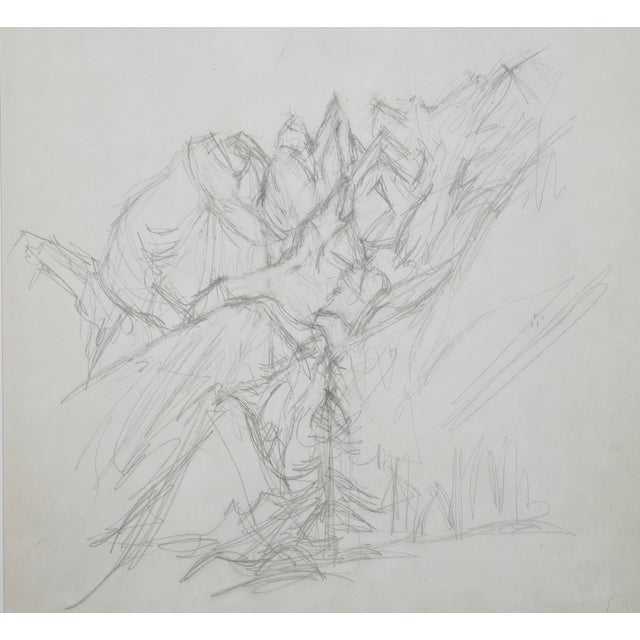 Modern Alberto Giacometti, Landscape, 1963, Original Lithograph For Sale - Image 3 of 9