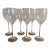Vera Wang for Wedgwood Blanc Sur Blanc Wine Glasses--Set of 6 For Sale