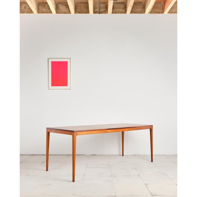 Dimensions: approx. 130 / 180 × 80 × 74 cm (width × depth × height) Original extendable table, designed by Hartmut...