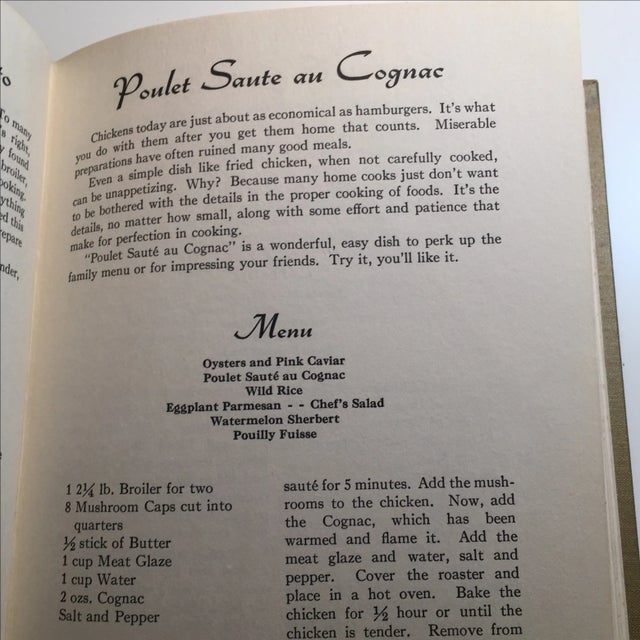 Tan Stanley Suggests Gourmet Menus, 1962 For Sale - Image 8 of 10