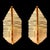 Exceptional G Sciolari wall lighting with tube Murano glass with gilded gold structure. The design and the quality of the...