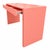 Modern Two-Drawer Desk in Benjamin Moore Polka Dot Pink For Sale - Image 4 of 7