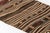 Mid 20th Century Handwoven Brown Tribal Hallway Rug For Sale - Image 6 of 10