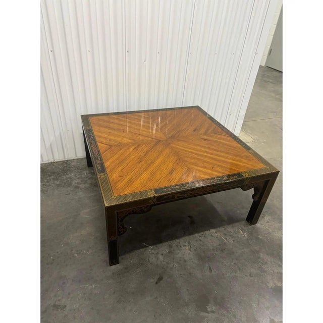 Vintage Drexel Et Cetera Chinoiserie Coffee Table by Drexel Heritage For Sale In Chicago - Image 6 of 8