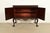 1920s Romweber Antique Chippendale Carved Flame Mahogany Buffet Server or Bar Cabinet, Circa 1920s For Sale - Image 5 of 13