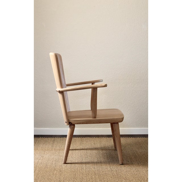 1940s Pine Armchair by Göran Malmvall for Svensk Fur and Karl Andersson & Söner, Sweden, 1940s For Sale - Image 5 of 11