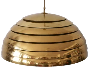 Large Mid-Century Modern Pendant Lamp from Vereinigte Werkstätten, Germany, 1960s