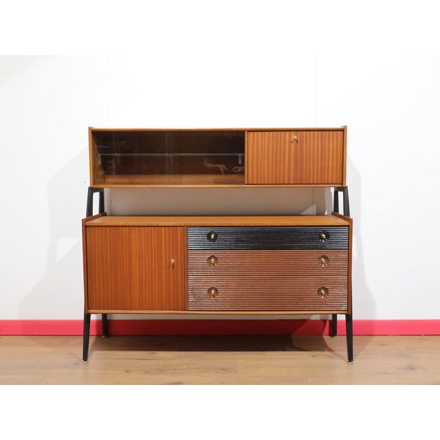Mid Century Modern Vintage Teak Afromosia Credenza Buffet by Nathan Danish Style For Sale - Image 12 of 14