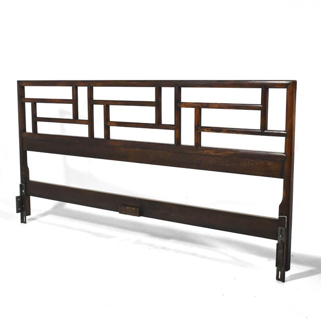 Baker Furniture Company Baker "Far East" King Size Headboard For Sale - Image 4 of 5