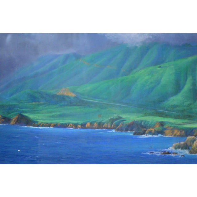 Peggy Jones Pastel Drawing Painting Signed in a Fine Gilt Frame For Sale - Image 4 of 8