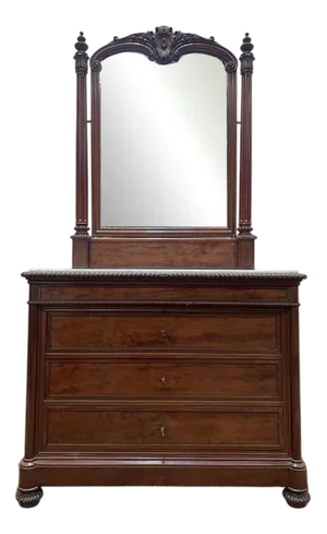 Napoleon III Mahogany Commode