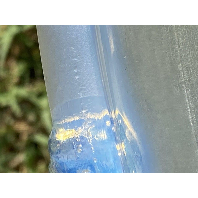 Lights C. 1930 Ezan France French Art Deco Large Tiered Opalescent 7 Light Chandelier For Sale - Image 7 of 13