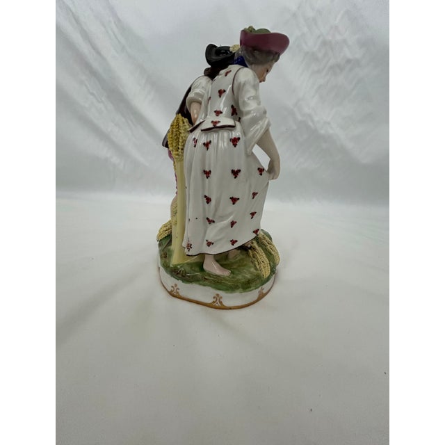 Arts & Crafts A Reaper as an Allegory of Summer, Imperial Porcelain Manufactory, Vienna C. 1765, For Sale - Image 3 of 5