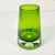 Bright Green 1970s Vintage Polish Boho Chic Hollywood Regency Hand Blown Glass Vase. For Sale - Image 8 of 15