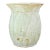 Large Ivory Glazed Terracotta Planter With Flared Rim For Sale