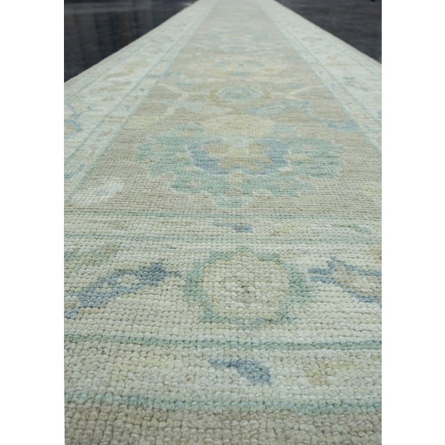 Early 21st Century Turkish Oushak Runner Rug 2'10" x 16'6" #17559 For Sale - Image 5 of 8