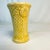 Ceramic 1950s Italian Coastal Chic Ceramic Yellow Vase With Wicker Motif. For Sale - Image 7 of 8