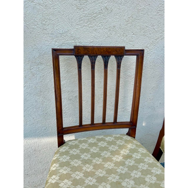 Set of 4 Vintage NeoClassical Dining Chairs For Sale - Image 9 of 10