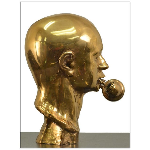 1970s 1970s Head of Francis Bacon, Clive Barker For Sale - Image 5 of 8