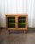 1970s Kjærnulf Style Danish Oak & Stained Glass Cabinet, Attributed For Sale - Image 10 of 12