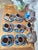 Art Deco Vallauris Coffee Service with Cobalt Blue Flamed Glaze, 1950s, Set of 15 For Sale - Image 4 of 18