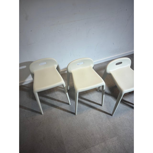 Yuyu Off White Bar Stool by Stefano Giovannoni for Magis For Sale - Image 5 of 7
