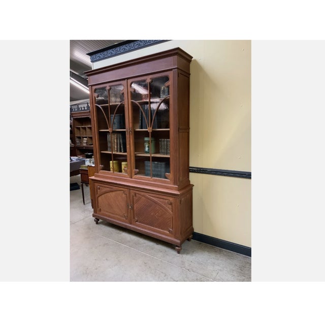 Antique Art Nouveau Display Cabinet, 1890 For Sale - Image 6 of 10