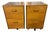 Pair of Mid-Century Danish Modern Teak Filing Cabinet With Lock and a Caster Base. For Sale
