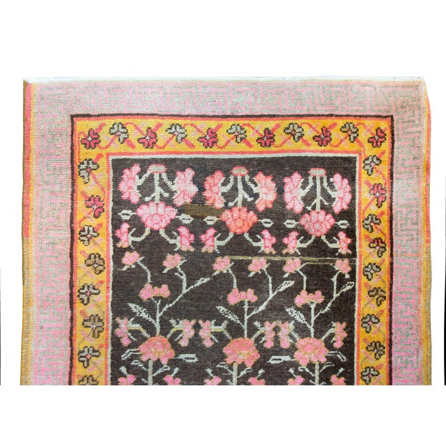 Early 20th Century Central Asian Khotan Rug For Sale - Image 4 of 13