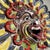 A monumental ceramic wall mask from seminara in calabria, made by gennaro condurso. a handmade and unique piece, of which...